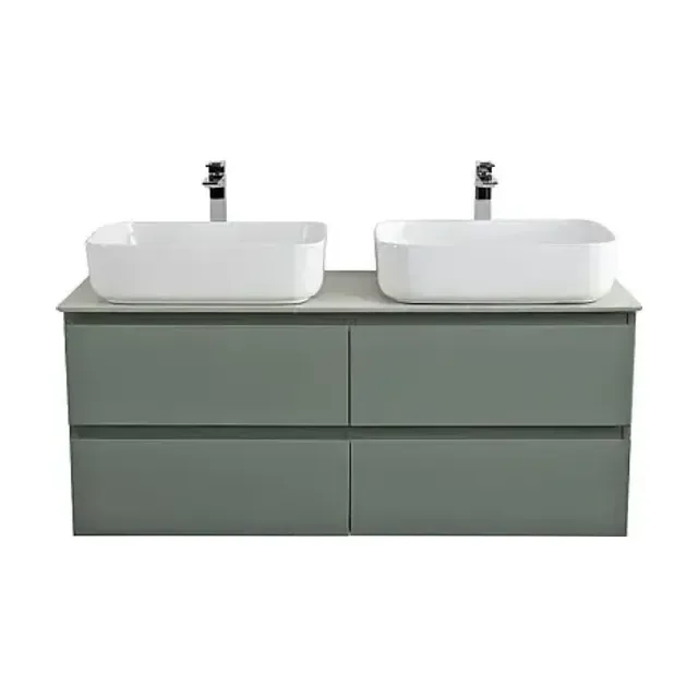 Тумба с раковиной BelBagno Крафт (Kraft) 120 с четырьмя ящиками еловая матовая (столешница цемент)