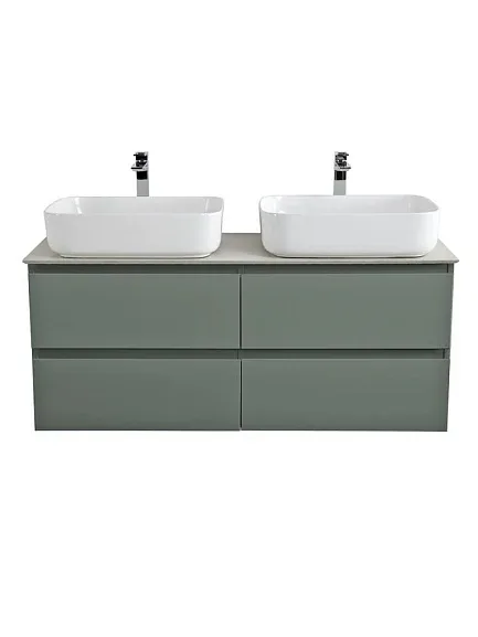 Тумба с раковиной BelBagno Крафт (Kraft) 120 с четырьмя ящиками еловая матовая (столешница цемент)