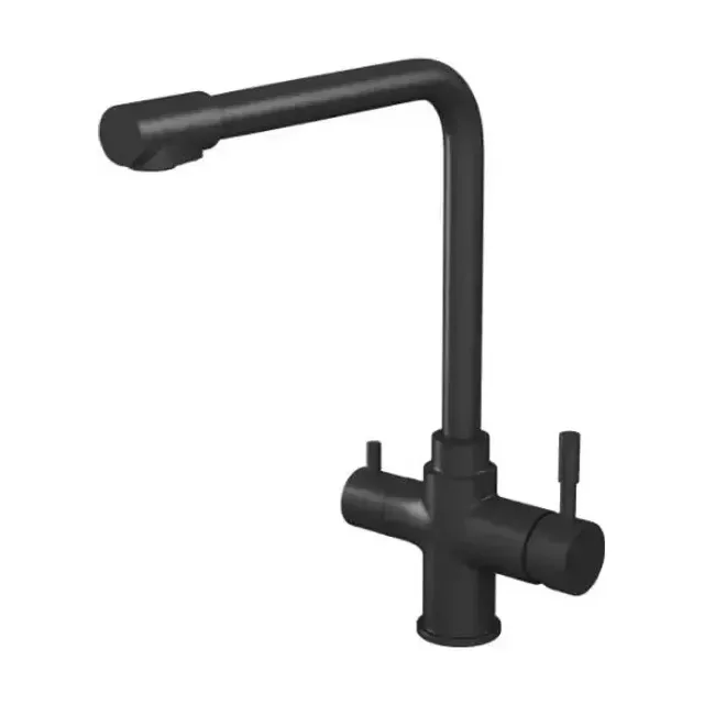 Смеситель Rush MS9035-33Black для кухни с функцией подключения фильтра черный