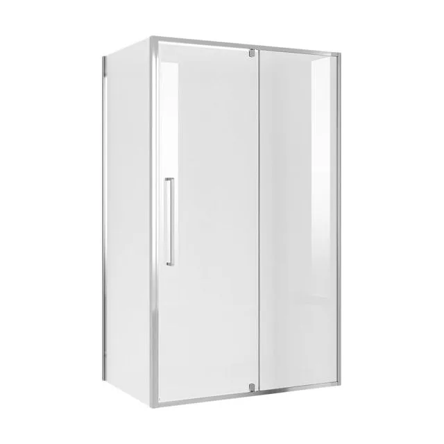 Душевое ограждение Niagara Nova NG-66-11A-A80-34 (110х80х195) прямоугольник,хром,дверь распашная,стекло прозрачное