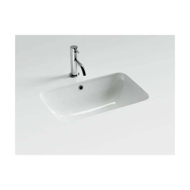 Раковина из сантехнического фарфора Ceramica Nova Элемент (Element) 54 см CN7018 встраиваемая цвет белый