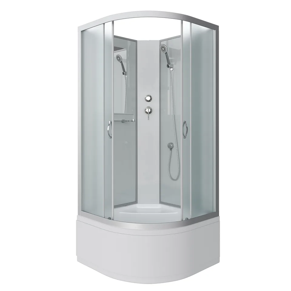 Душевая кабина Niagara Classic NG-2308-14BK (90х90х200) высокий поддон(40см),стекло матовое,4 места