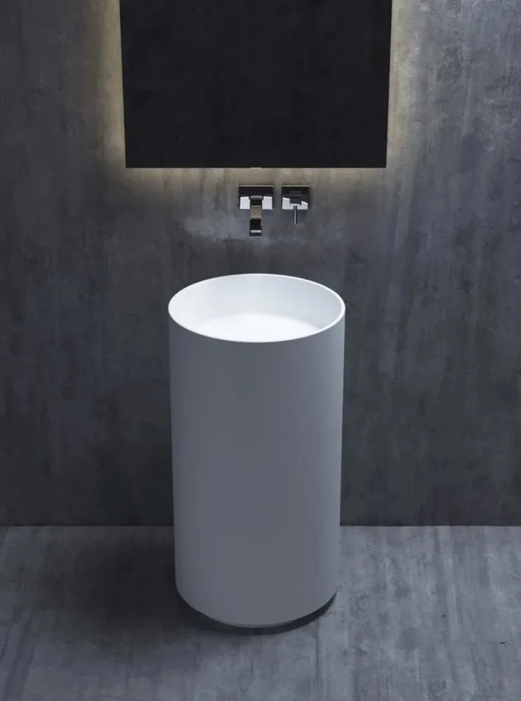 Напольная раковина Salini Armonia 01 S-Sense 45*45*85 белый глянец
