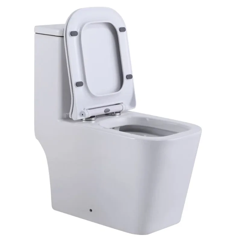 Унитаз-моноблок напольный SantiLine SL-5024 37,5*66,5 с крышкой-сиденьем микролифт