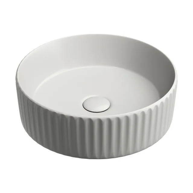 Раковина из сантехнического фарфора Ceramica Nova Элемент (Element) 36 см CN6057MSG накладная цвет серый матовый