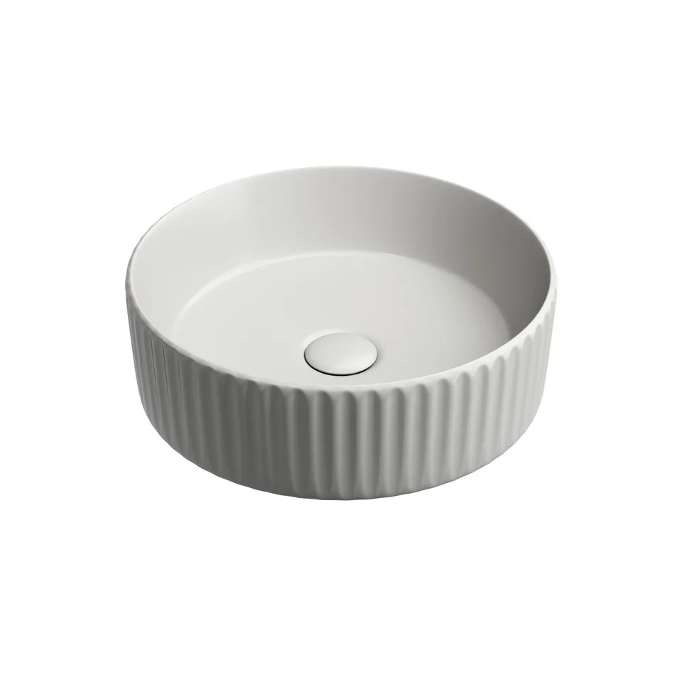 Раковина из сантехнического фарфора Ceramica Nova Элемент (Element) 36 см CN6057MSG накладная цвет серый матовый