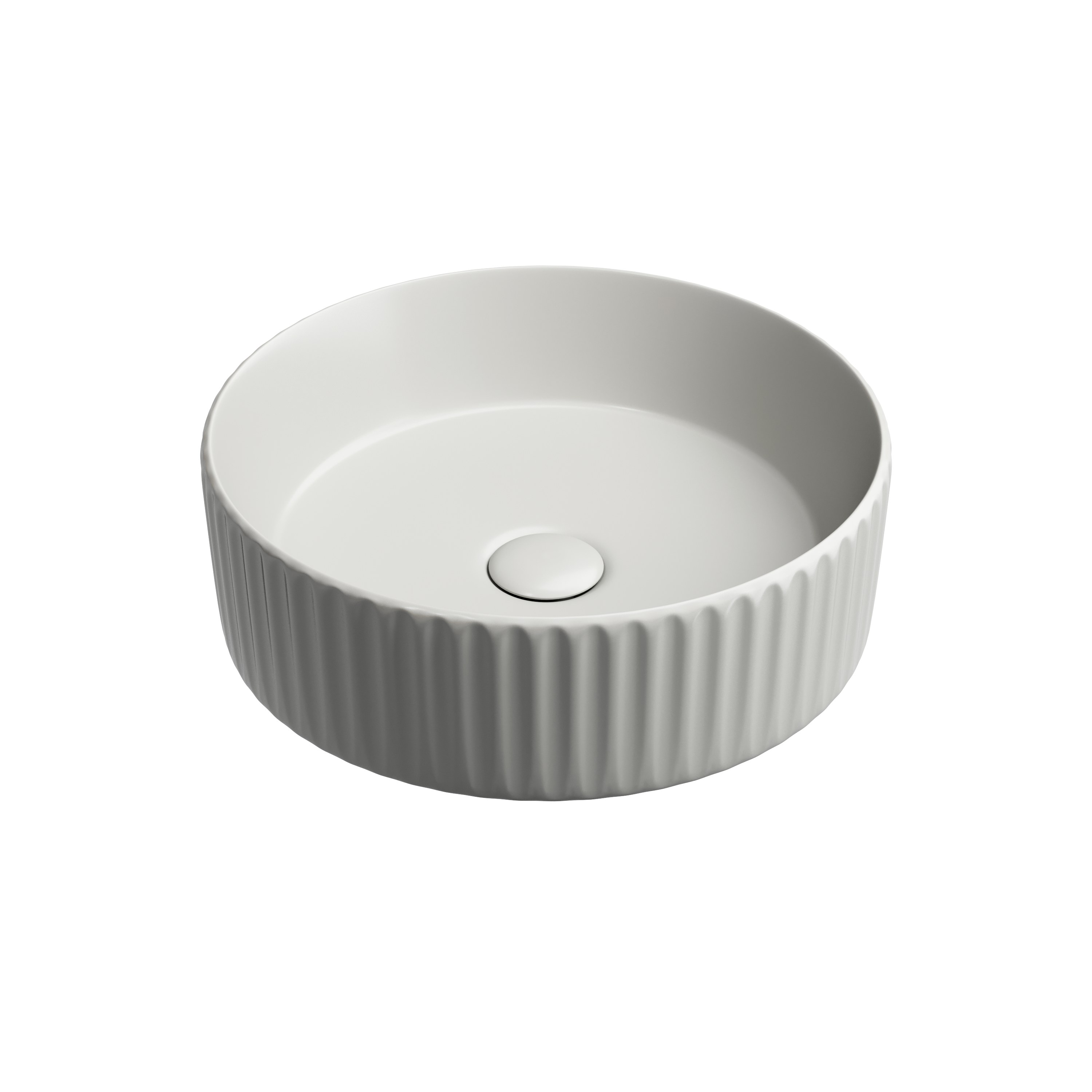 Раковина из сантехнического фарфора Ceramica Nova Элемент (Element) 36 см CN6057MSG накладная цвет серый матовый