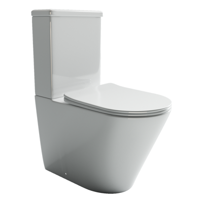 Унитаз напольный с бачком Ceramica Nova Ореол (Highlight) CN1802 белый с сиденьем микролифт смыв воронка-водоворот