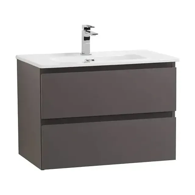 Комплект мебели BelBagno Крафт (Kraft) 39 70 подвесной темно-серый матовый (раковина BB700/390ETL)
