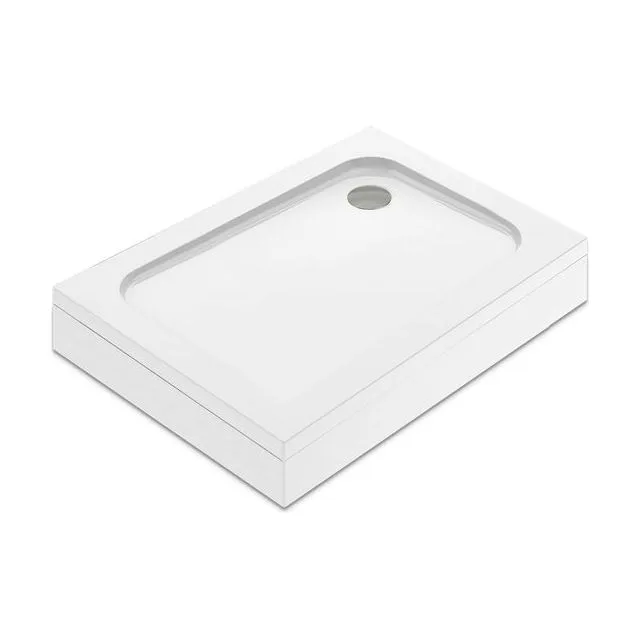 Душевой поддон Domani-Spa Cube 108, 100×80 см, с каркасом и экраном