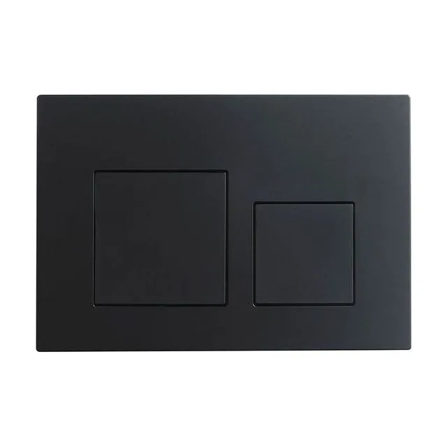 Кнопка смыва Veconi FLUSH V4, FLV4-B, 240х162х10, пластик, черный матовый