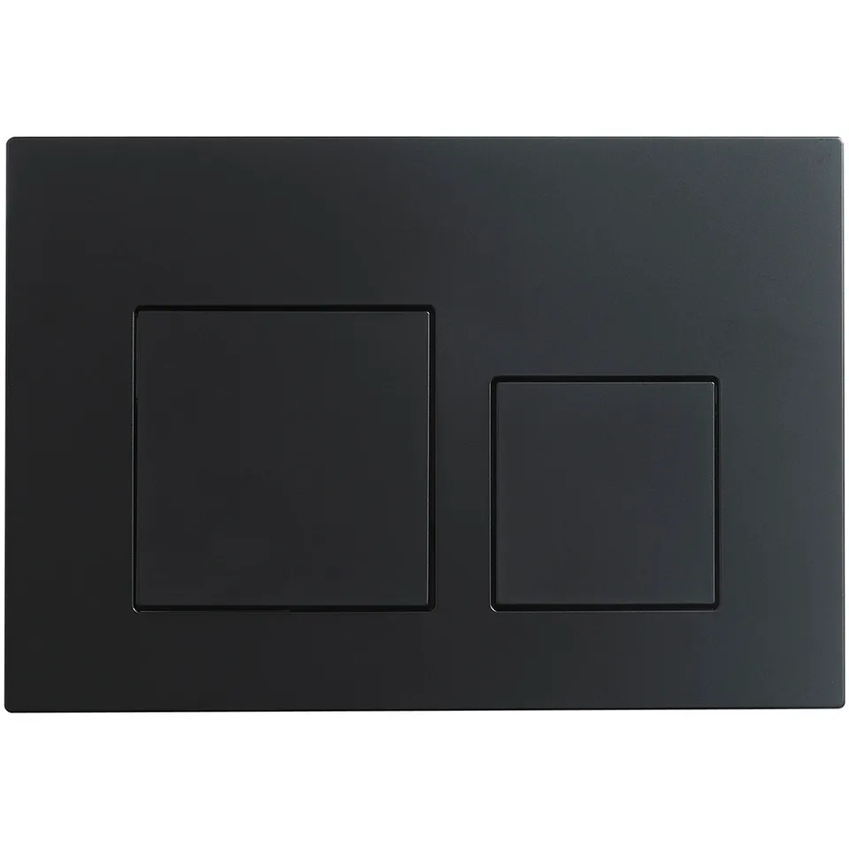Кнопка смыва Veconi FLUSH V4, FLV4-B, 240х162х10, пластик, черный матовый