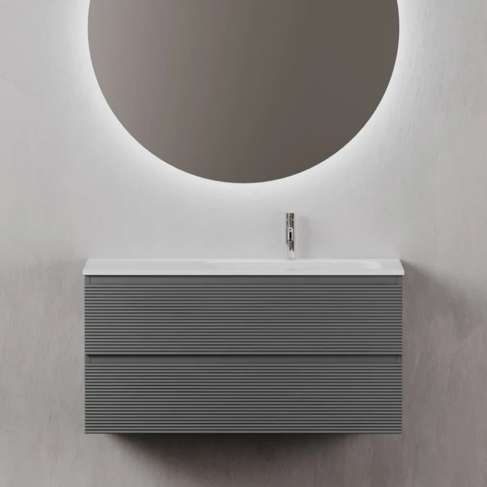 Тумба под раковину Sancos Folk 100 Grey soft R