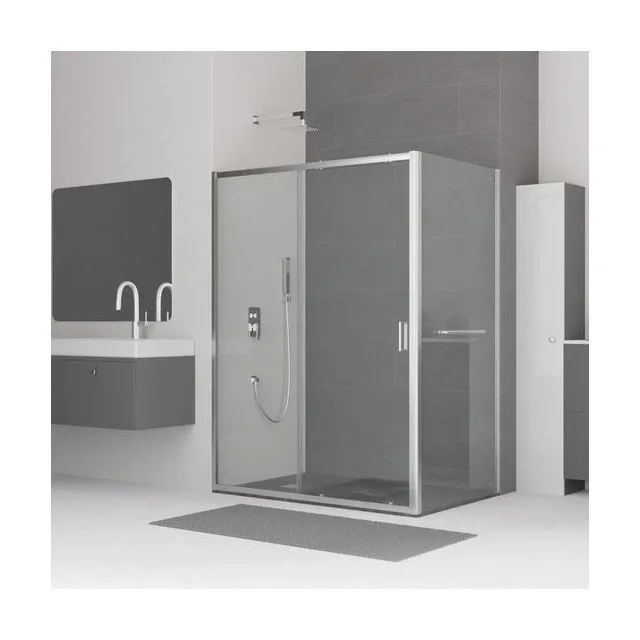 Душевой уголок RGW CL-48-1 (CL-14 + Z-060-1) — 1200x900, прозрачное, профиль хром