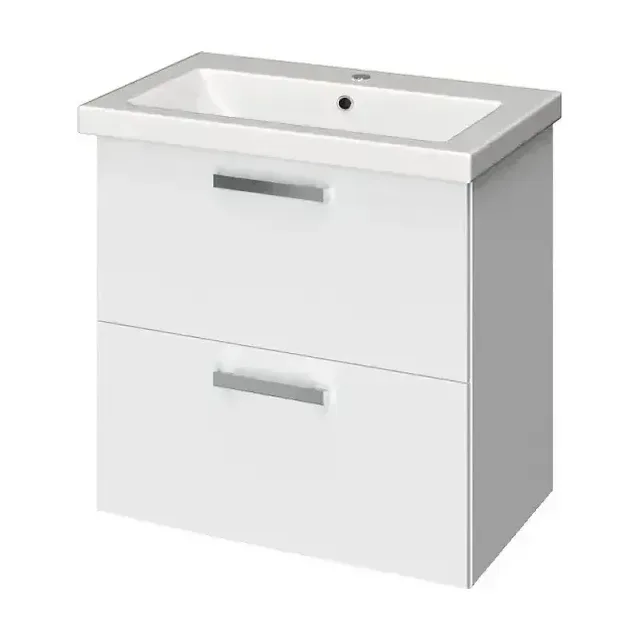 Тумба с раковиной Cersanit Мелар (Melar) 70 белый глянец