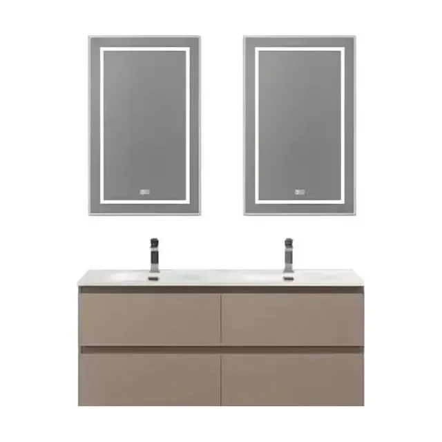 Комплект мебели BelBagno Крафт (Kraft) 120 с четырьмя ящиками бежевый матовый (раковина BB-8099-120-2)