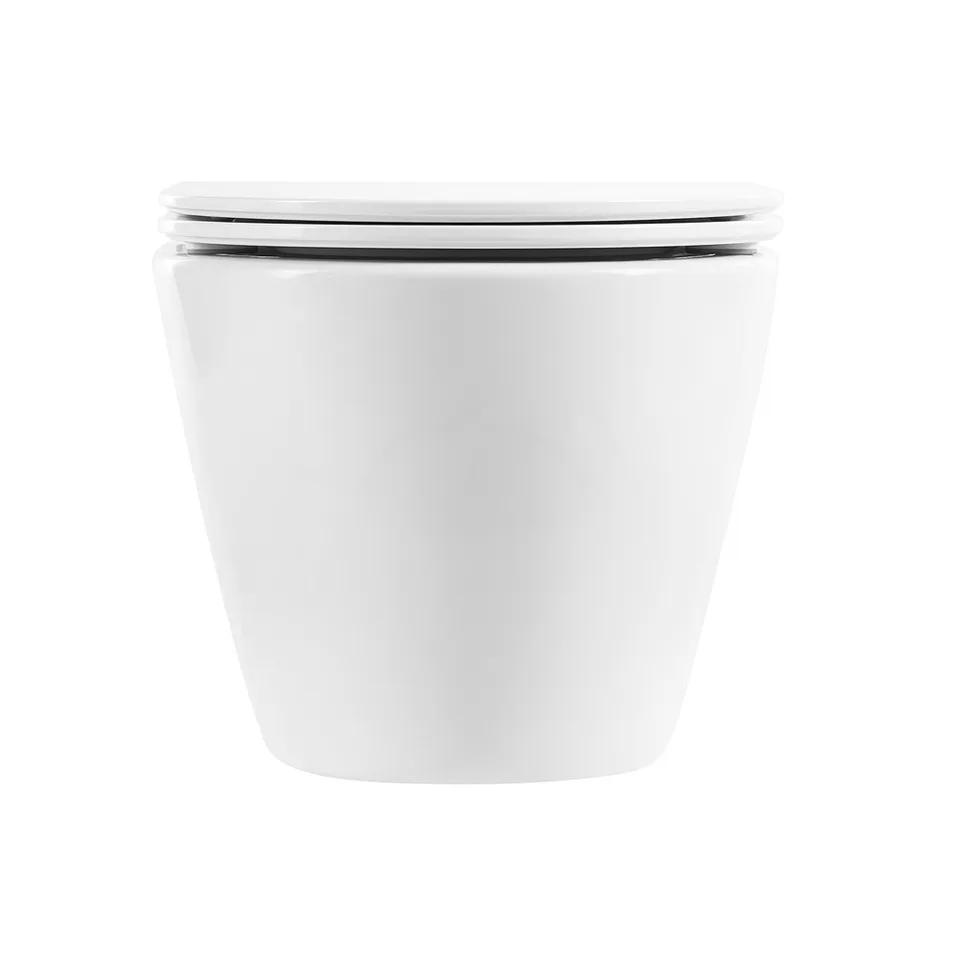 Унитаз подвесной безободковый BelBagno MARINO BB105CHR/BB870SC