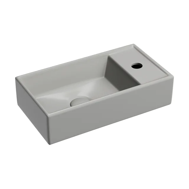 Раковина из сантехнического фарфора Ceramica Nova Элемент (Element) 42 см CN6051LMH подвесная цвет антрацит матовый