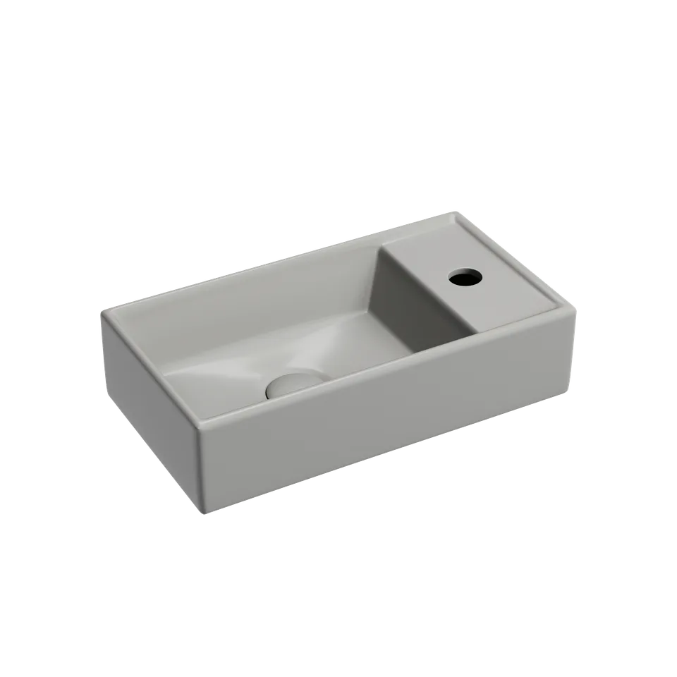 Раковина из сантехнического фарфора Ceramica Nova Элемент (Element) 42 см CN6051LMH подвесная цвет антрацит матовый