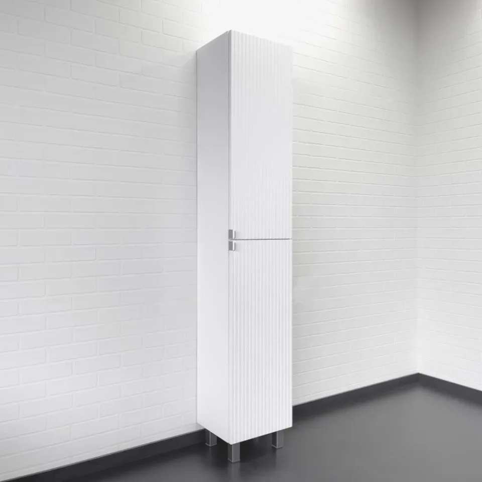 Шкаф-колонна Comforty Лима 35Н белый матовый