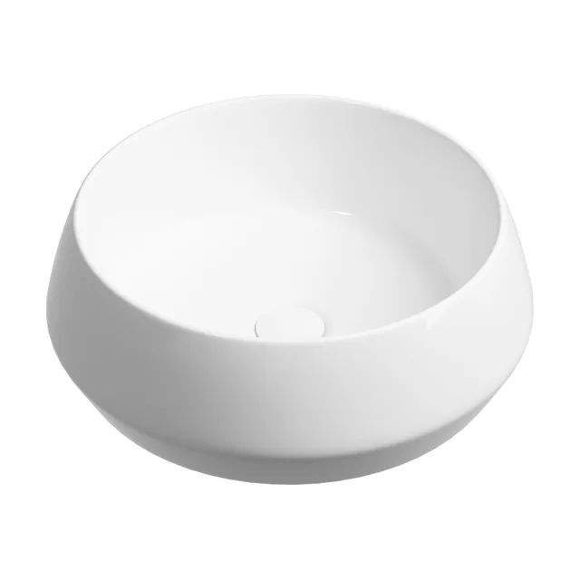 Раковина из сантехнического фарфора Ceramica Nova Майя (Maya) 40 см CN12004 накладная цвет белый