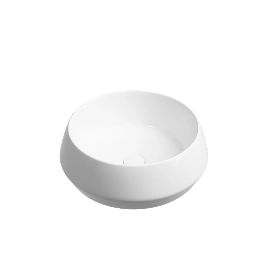 Раковина из сантехнического фарфора Ceramica Nova Майя (Maya) 40 см CN12004 накладная цвет белый