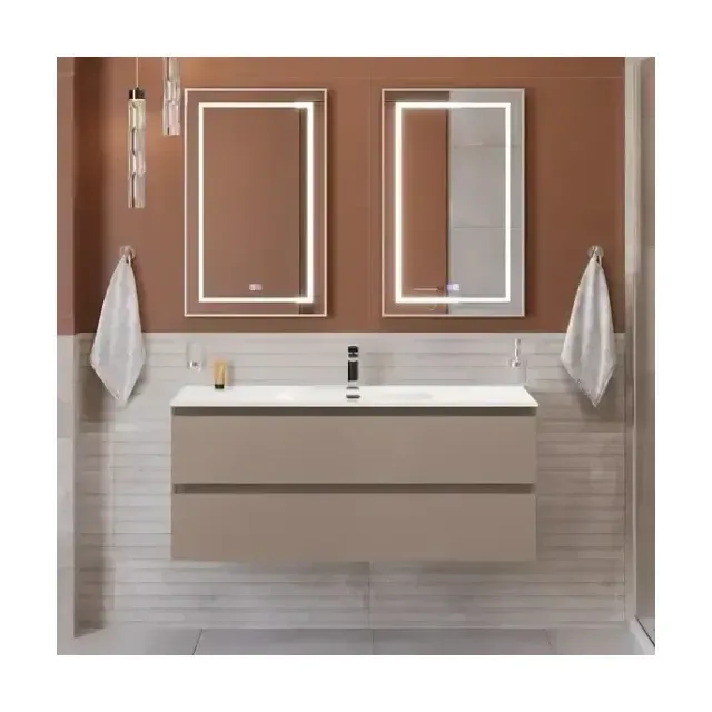 Комплект мебели BelBagno Крафт (Kraft) 120 с двумя ящиками бежевый матовый (раковина BB1200ETL)