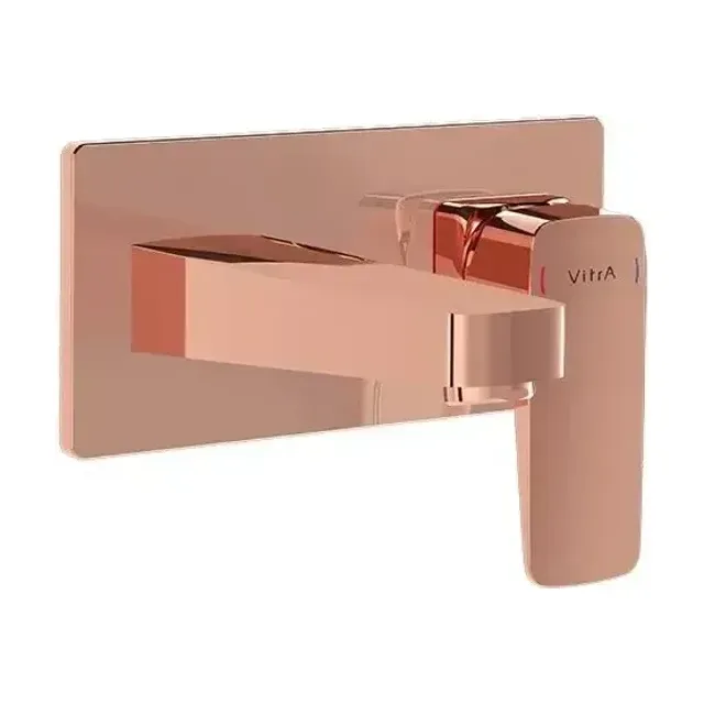 Смеситель Vitra Root Square для раковины медный