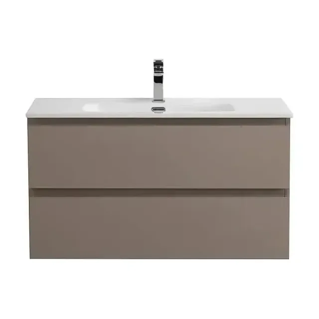 Тумба с раковиной BelBagno Крафт (Kraft) 80 бежевая матовая (раковина BB800ETL)