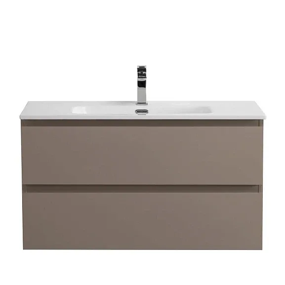Тумба с раковиной BelBagno Крафт (Kraft) 80 бежевая матовая (раковина BB800ETL)