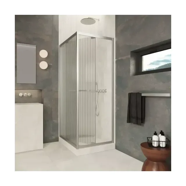 Душевой уголок Z+ZPV Inside 90*90 04 Moru профиль никель стекло Moru