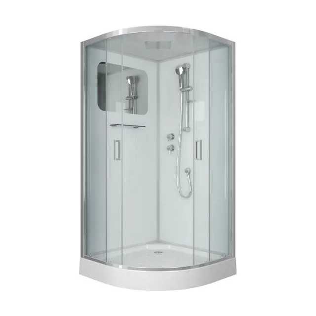 Душевая кабина Niagara Premium NG-6001-01 (90х90х210) низкий поддон(16 см),стекло прозрачное