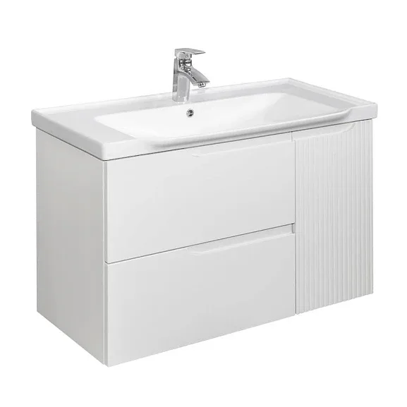 Тумба с раковиной Comforty Сидней 100 белый матовый (раковина Comforty CF188057-100)