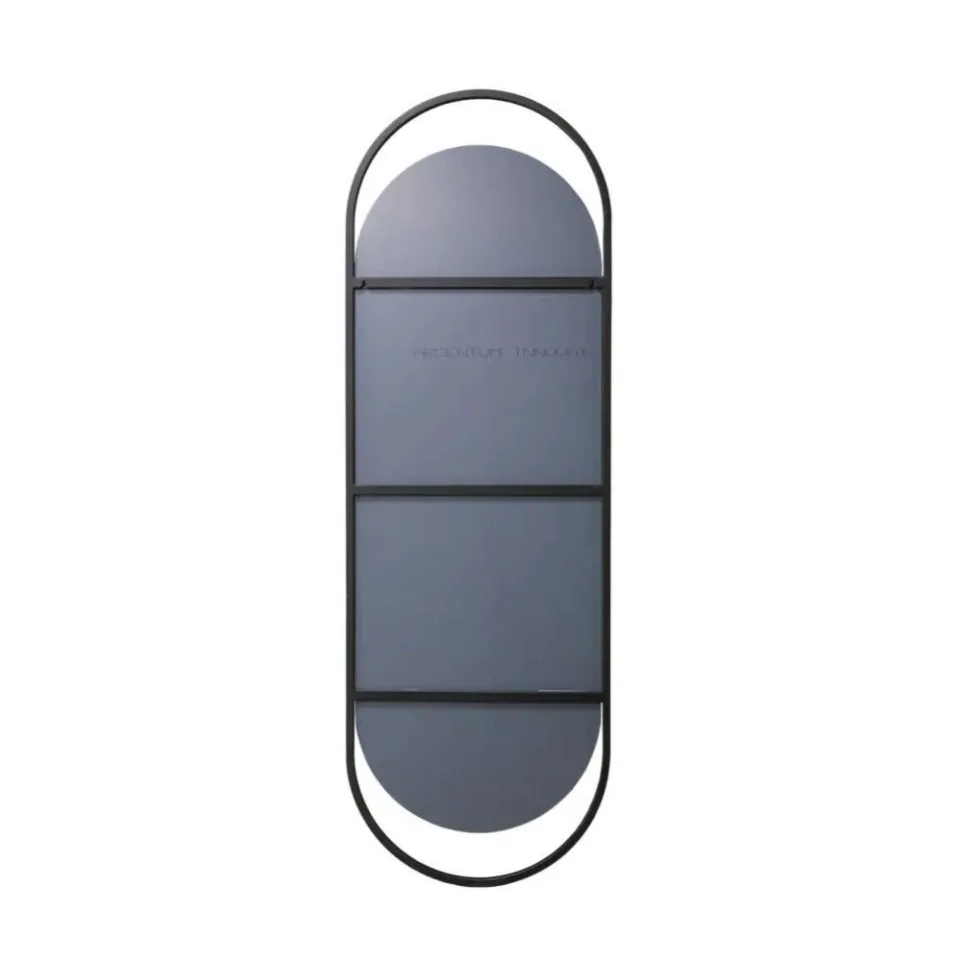 Зеркало Silver Mirrors Альба 50*150 металлическая рама, черная