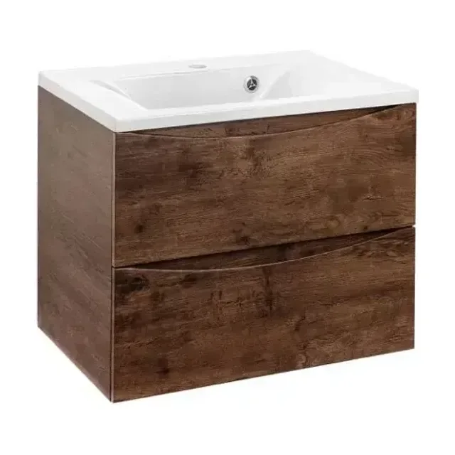 Тумба с раковиной Vincea Миа (Mia) 65 темный дуб