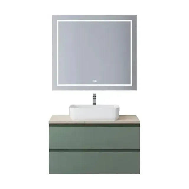 Комплект мебели BelBagno Крафт (Kraft) 80 еловый матовый (столешница кремовый матовый мрамор)