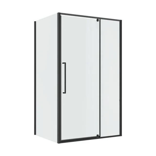 Душевое ограждение Niagara Nova NG-35-11AGR-A90GR-34 (110х90х195) прямоугольник,распашная,графит,стекло прозрачное