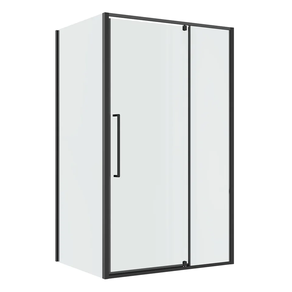 Душевое ограждение Niagara Nova NG-35-11AGR-A100GR-34 (110х100х195) прямоугольник,распашная,графит,стекло прозрачное,2 места