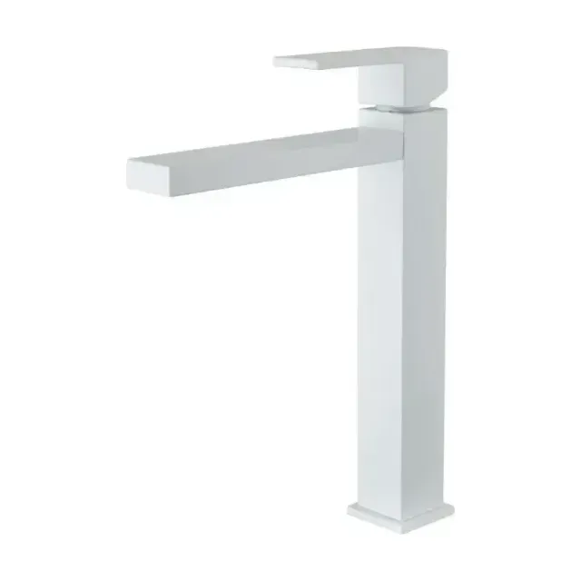 Смеситель Aquanet Blanco AF420-11W для раковины белый матовый