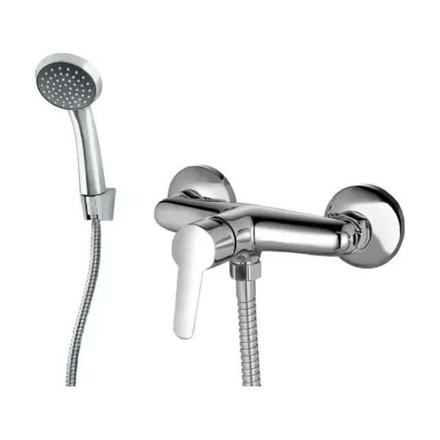 Смеситель Rusant RG8112-021 для душа с душевыми аксессуарами хром