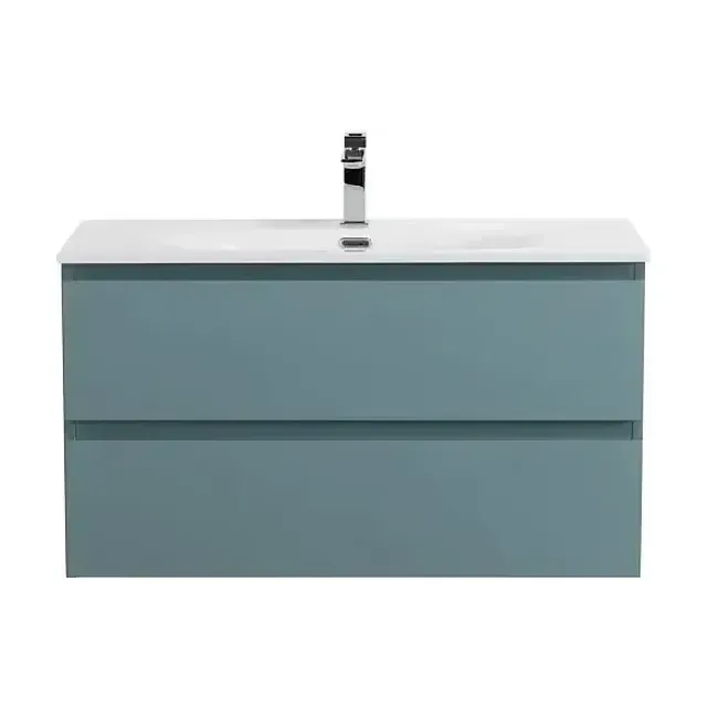 Тумба с раковиной BelBagno Крафт (Kraft) 80 голубая матовая (раковина BB-8099-80)