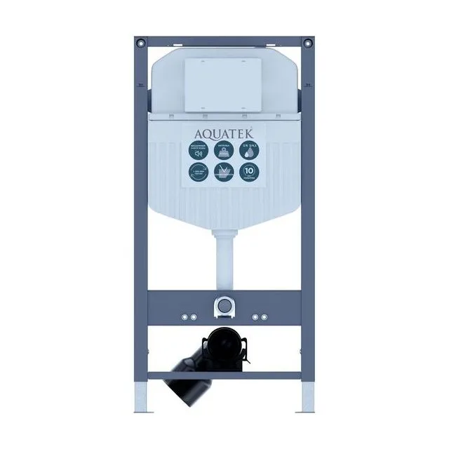 Инсталляция для подвесного унитаза Aquatek Duos 50 INS-0000023 , 1130*530*100 мм , +звукоизоляционная прокладка