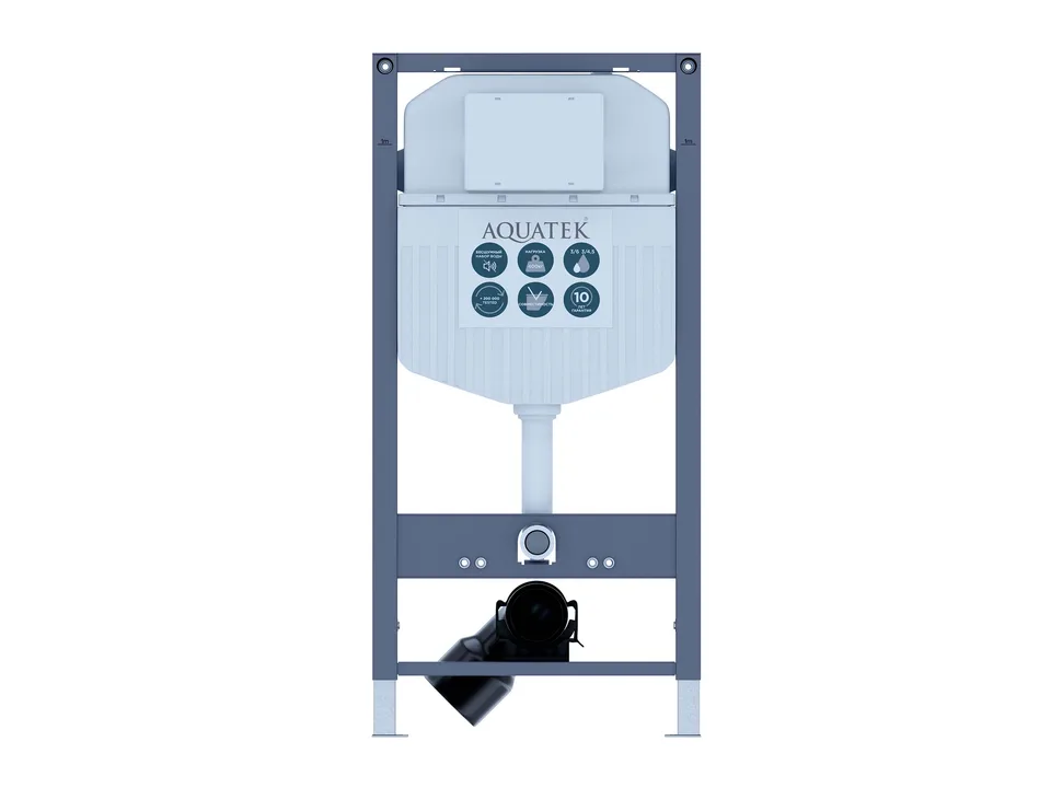 Инсталляция для подвесного унитаза Aquatek Duos 50 INS-0000023 , 1130*530*100 мм , +звукоизоляционная прокладка