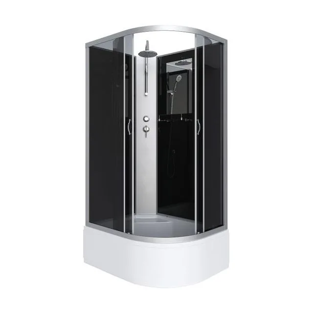 Душевая кабина Niagara Classic NG-2510-14LBKT (120х80х210) высокий поддон(40см),стекло тонированное