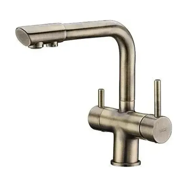 Смеситель WasserKRAFT A8037 для кухни под фильтр, светлая бронза