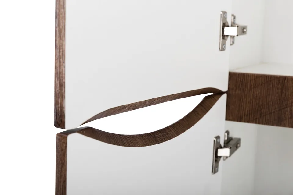 Шкаф подвесной BelBagno FLY-MARINO-1500-2A-SC-RW-P-L Rovere Moro, левый