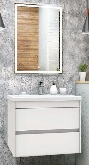 Комплект мебели Art&Max Фемели/Family 75 Bianco Lucido подвесной
