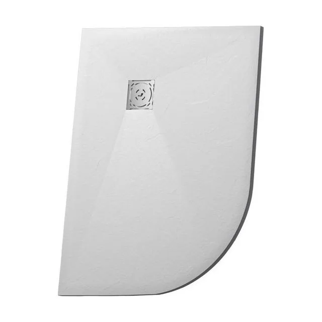 Душевой поддон асимметричный RGW ST/AR-W Белый — 800x1200