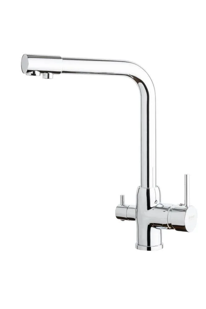 Смеситель Rusant RK3931518-0L для кухни с функцией подключения фильтра хром