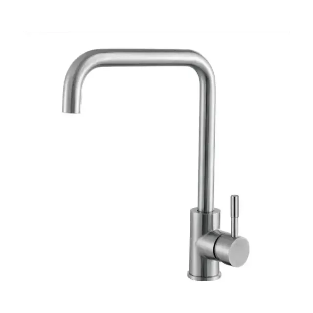 Смеситель Haiba HB71304-4 для кухни сталь матовая